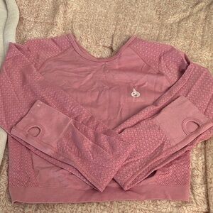 Ryderwear Dusty Rose Long-Sleeve Top